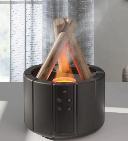 Humidificador Efecto Llama LED - Difusor Aromaterapia Relajante | NivoraDeco