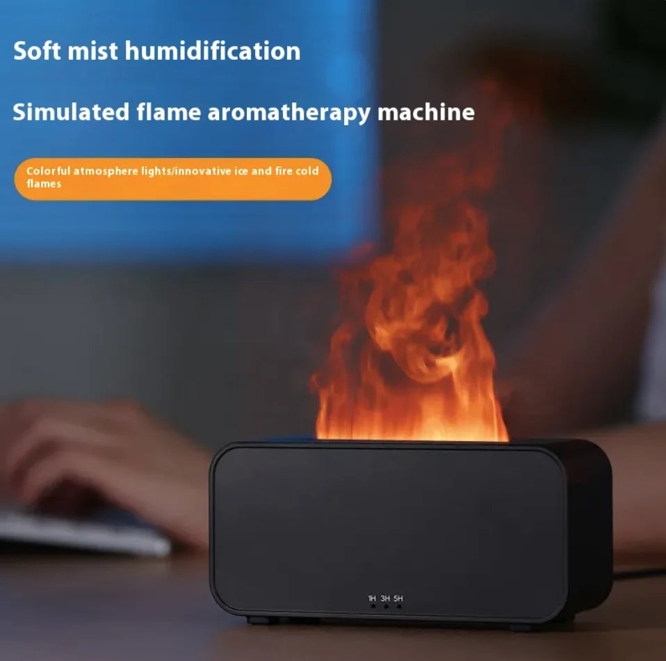 Difusor de Aromas con Efecto Llama - Humidificador Ultrasónico | NivoraDeco