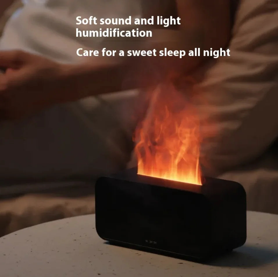 Difusor de Aromas con Efecto Llama - Humidificador Ultrasónico | NivoraDeco